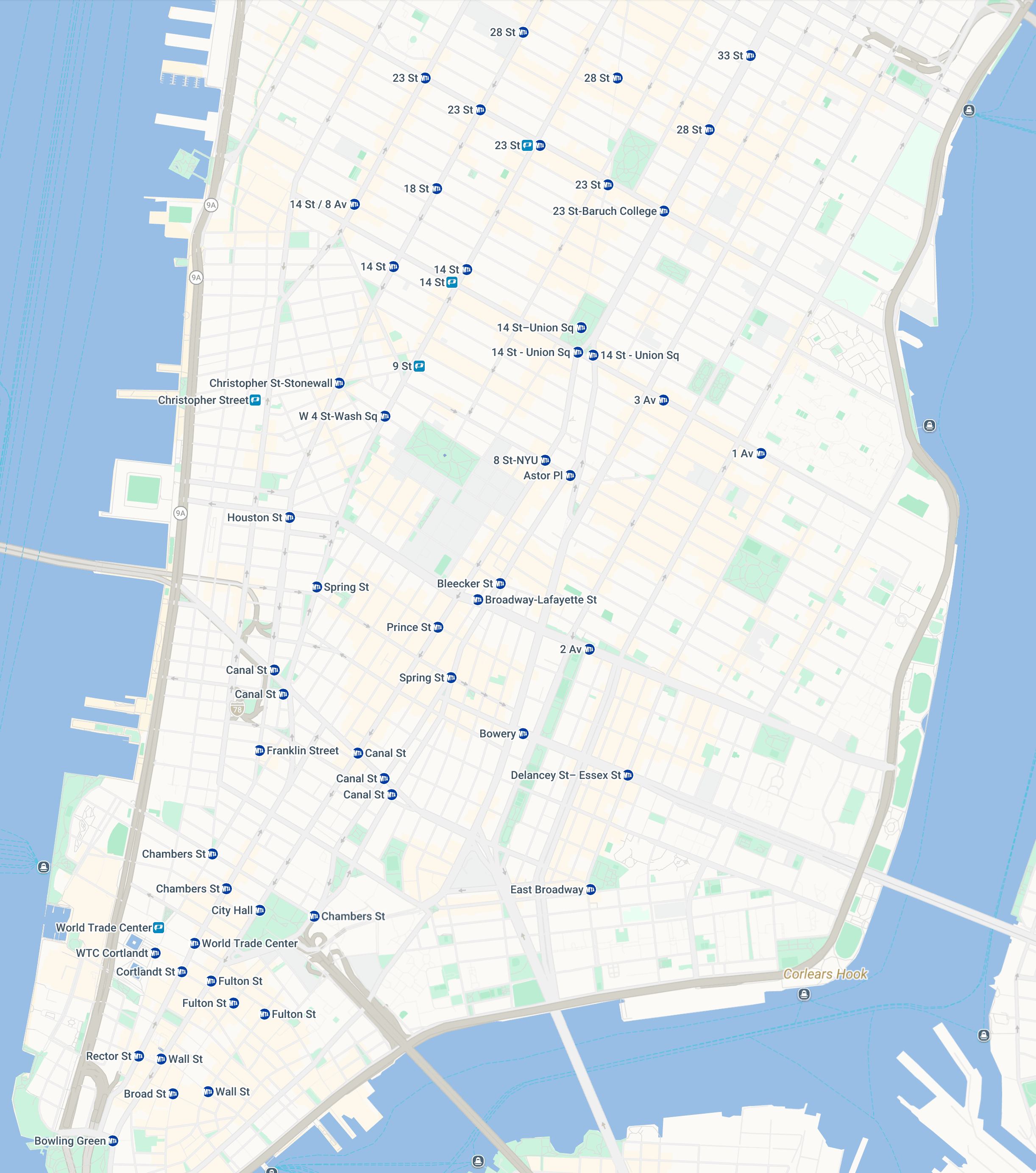 Neighborhood map